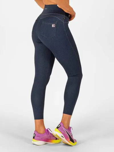 BRASIL BEAUTY Denim-Look Thermo Leggings Dark Blue