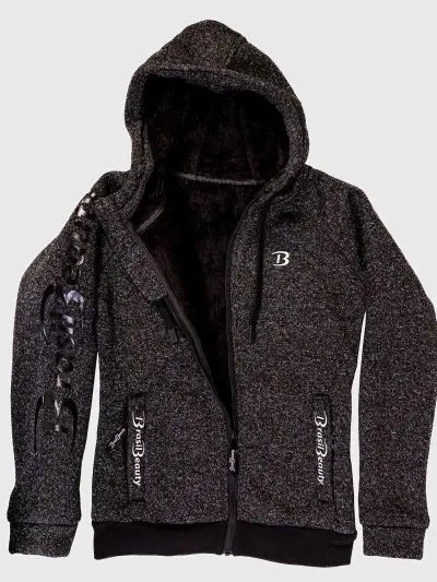BRASIL BEAUTY Fur Zipper Hoodie