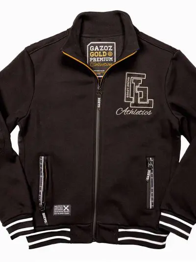 GAZOZ Varsity Sweat Jacket
