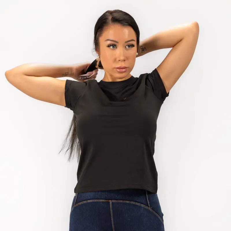 BRASIL BEAUTY Active T-Shirt – Jet Black