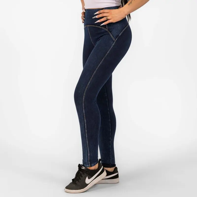 BRASIL BEAUTY Emilia Denim Sculpt Leggings Dark Blue