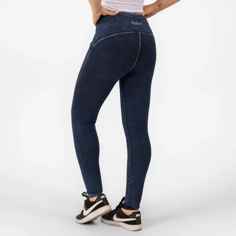 BRASIL BEAUTY Emilia Denim Sculpt Leggings Dark Blue