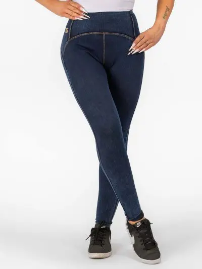 BRASIL BEAUTY Emilia Denim Sculpt Leggings Dark Blue