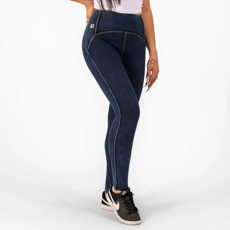 BRASIL BEAUTY Emilia Denim Sculpt Leggings Dark Blue