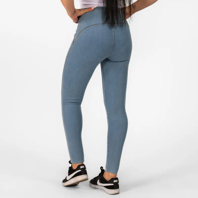 BRASIL BEAUTY Emilia Denim Sculpt Leggings Light Blue