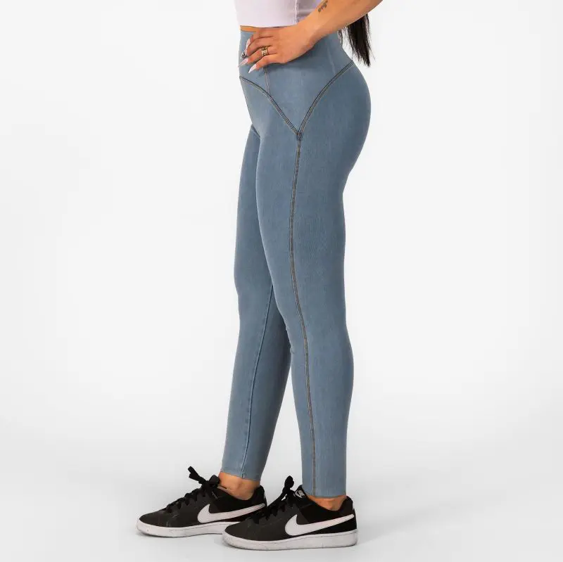 BRASIL BEAUTY Emilia Denim Sculpt Leggings Light Blue