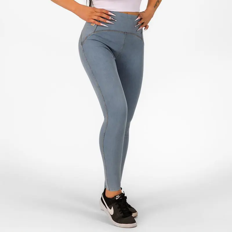 BRASIL BEAUTY Emilia Denim Sculpt Leggings Light Blue