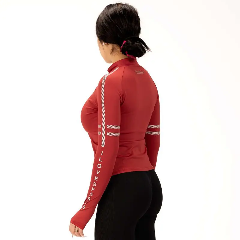 BRASIL BEAUTY Liana Fitness Jacket - Deep Red