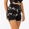BRASIL BEAUTY Nova Tie Dye Scrunch Shorts