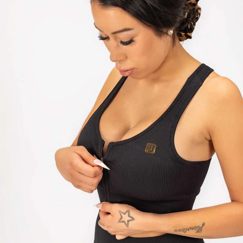 BRASIL BEAUTY Zaria Zipper Top