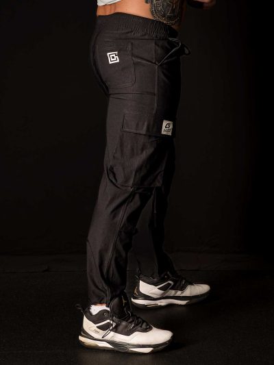 GAZOZ Lightweight Cargo Pants – Black