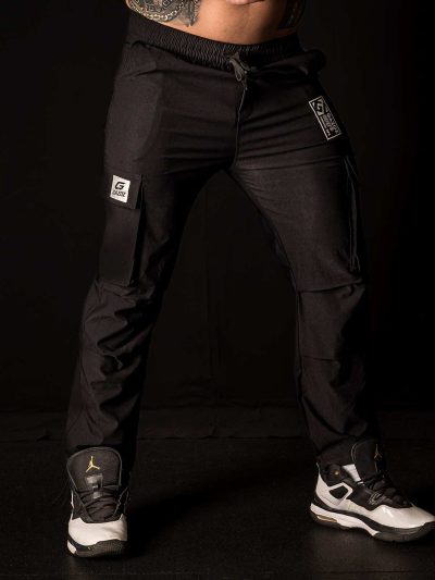 GAZOZ Lightweight Cargo Pants – Black