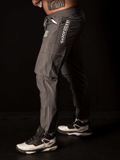 GAZOZ Lightweight Cargo Pants – Grey
