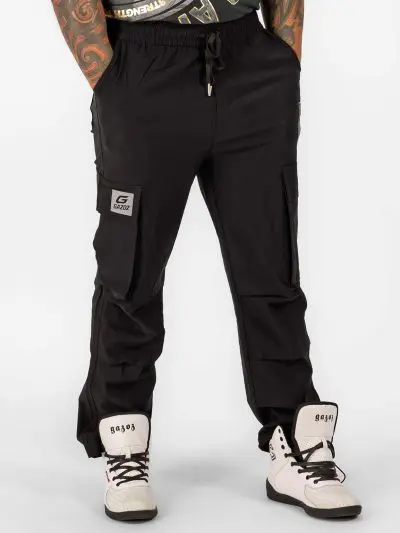 GAZOZ Lightweight Cargo Pants – Black