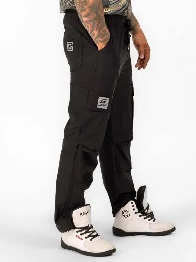 GAZOZ Lightweight Cargo Pants – Black
