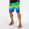 GAZOZ Surf Shorts – Blue Palm