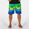 GAZOZ Surf Shorts – Blue Palm