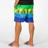 GAZOZ Surf Shorts – Blue Palm