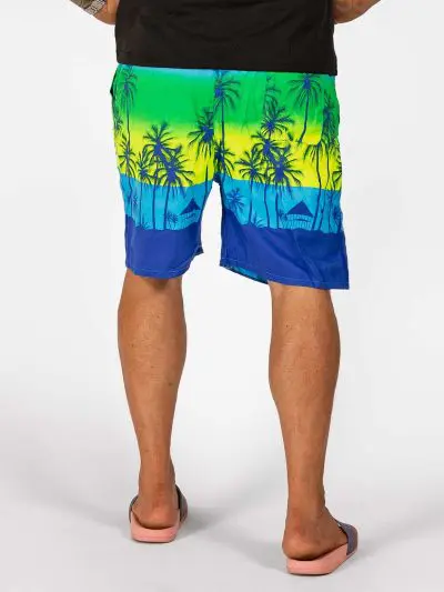GAZOZ Surf Shorts – Blue Palm