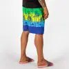 GAZOZ Surf Shorts – Blue Palm