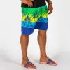 GAZOZ Surf Shorts – Blue Palm