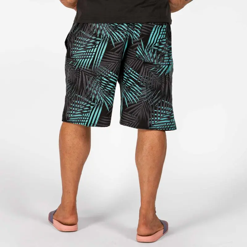 GAZOZ Surf Shorts – Blue Leaf