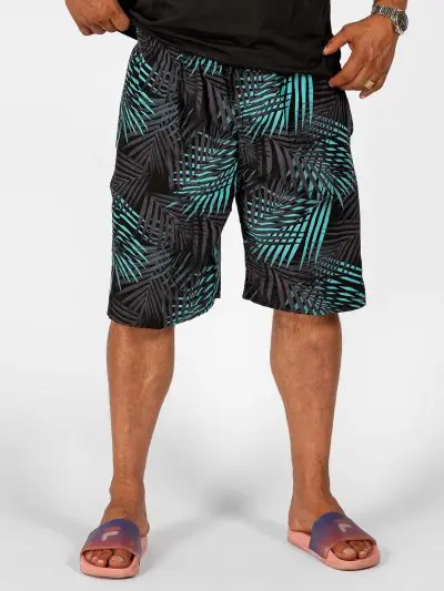 GAZOZ Surf Shorts – Blue Leaf