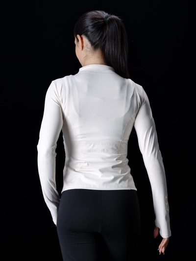 BRASIL BEAUTY Isabella Fitness Jacket - Ivory Pearl