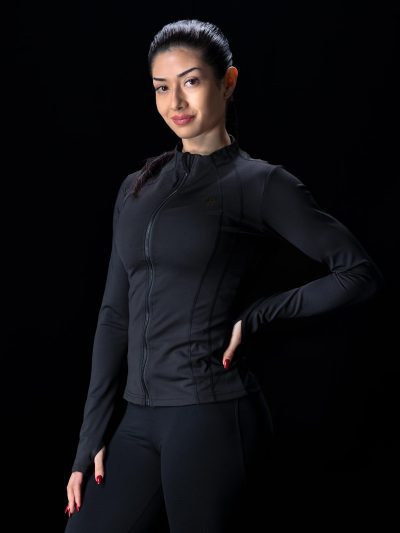 BRASIL BEAUTY Isabella Fitness Jacket - Obsidian Black