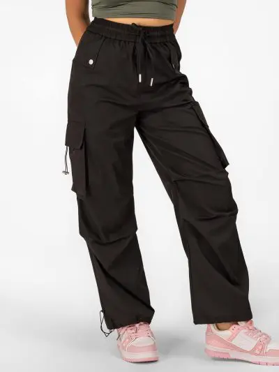 BRASIL BEAUTY Street Cargo Pants - Black