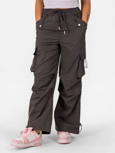 BRASIL BEAUTY Street Cargo Pants - Slate Gray