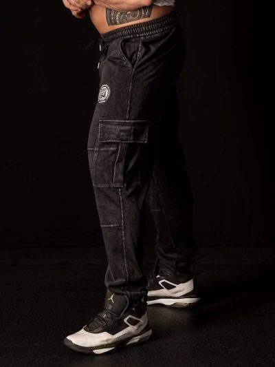 GAZOZ Grey Cargo College Pants