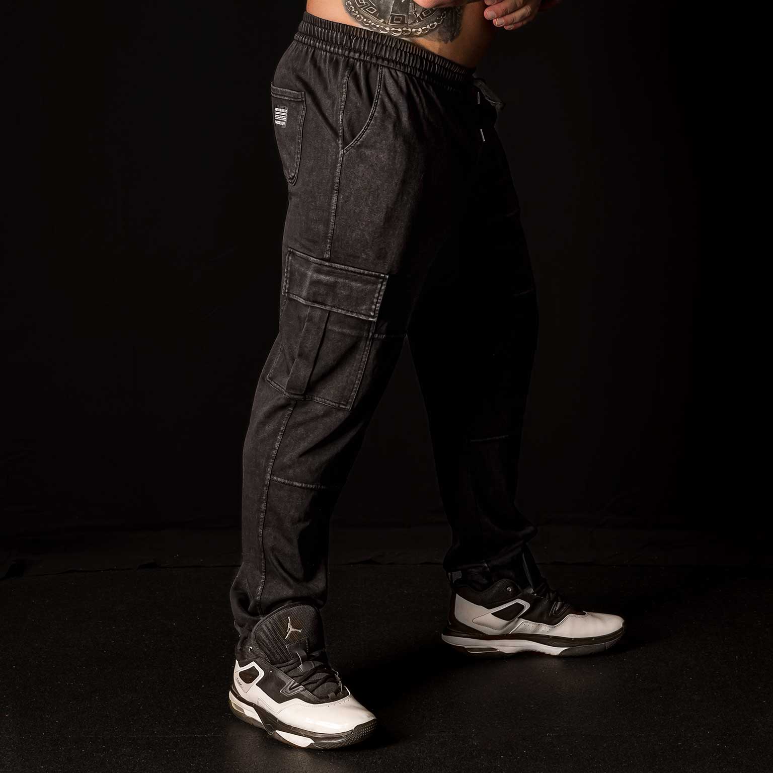 GAZOZ Grey Cargo College Pants - Image 4