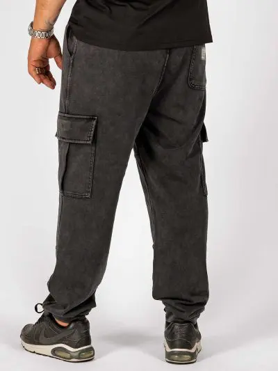 GAZOZ Grey Cargo College Pants