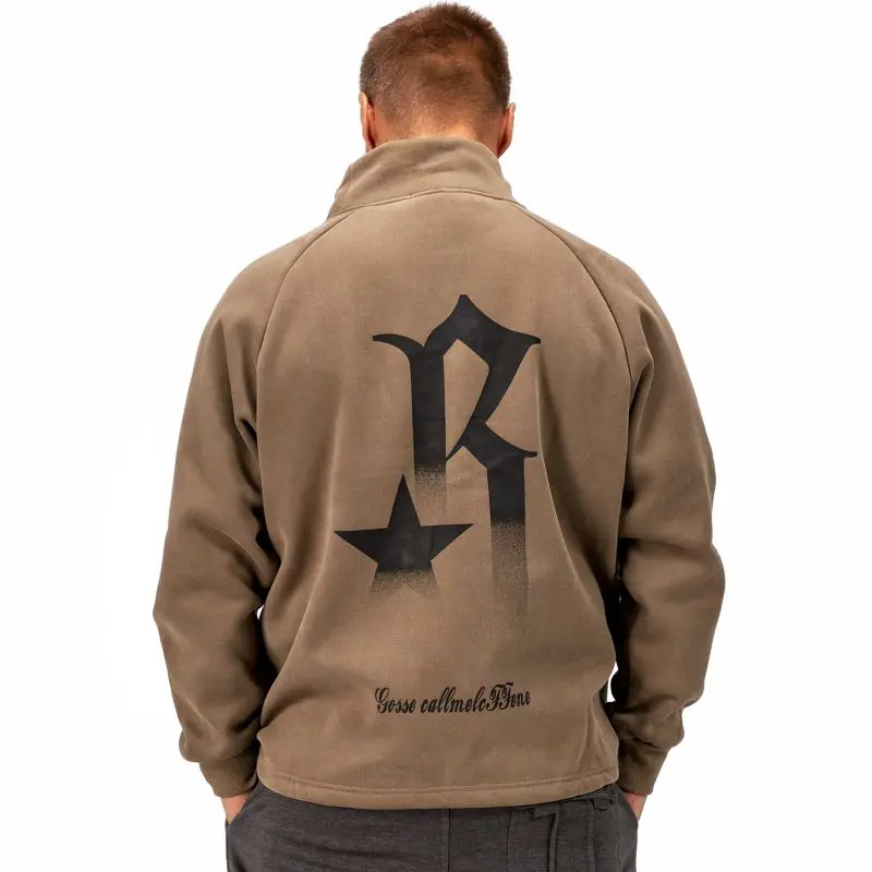 GAZOZ Rebel Star Pullover Oversize Hoodie