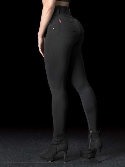 BRASIL BEAUTY Elise Zipper Leggings - Black