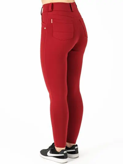 BRASIL BEAUTY Elise Zipper Leggings - Red