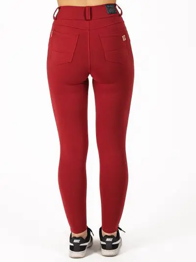 BRASIL BEAUTY Elise Zipper Leggings - Red