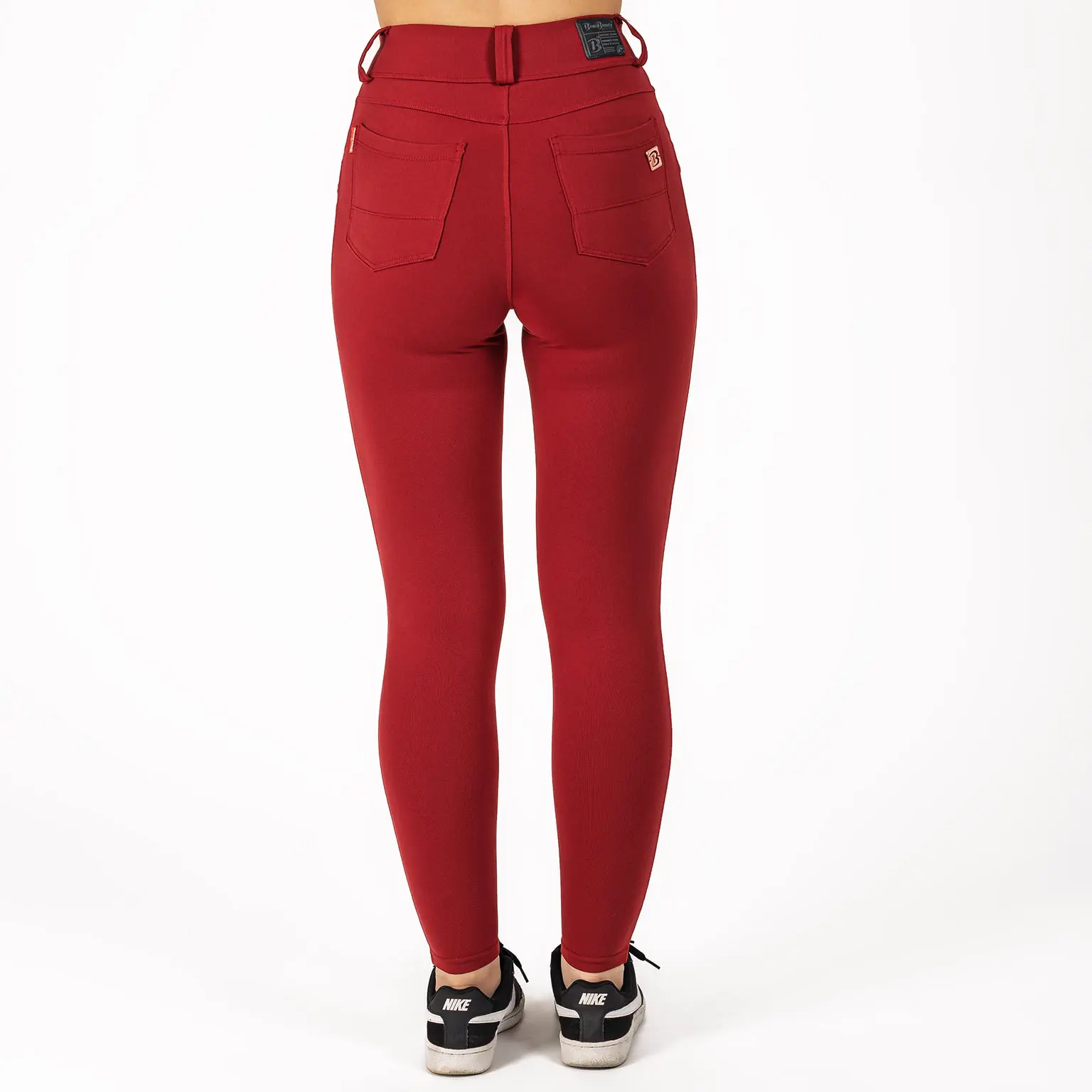BRASIL BEAUTY Elise Zipper Leggings - Red