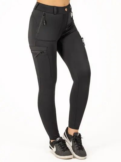 BRASIL BEAUTY Giselle Cargo Leggings - Black