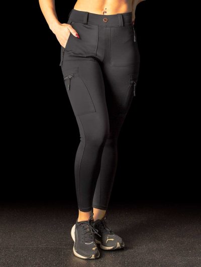 BRASIL BEAUTY Giselle Cargo Leggings - Black