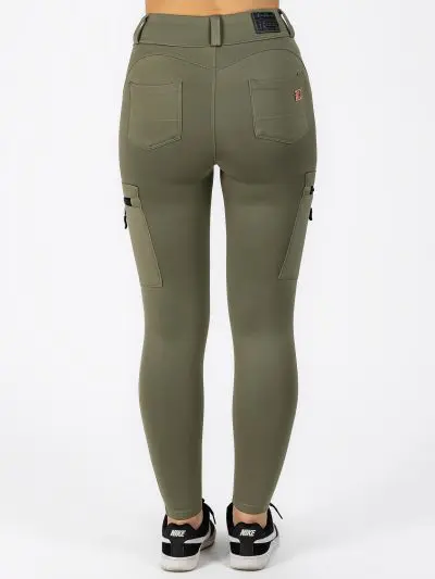 BRASIL BEAUTY Giselle Tactical Leggings – Olive Green