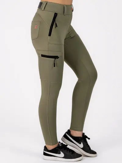 BRASIL BEAUTY Giselle Tactical Leggings – Olive Green