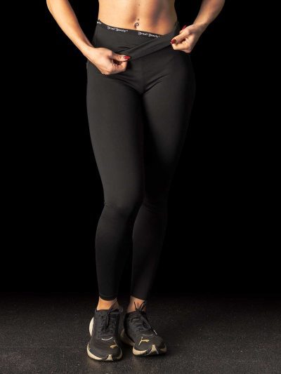 BRASIL BEAUTY Lily Cross-Waist Heart Leggings