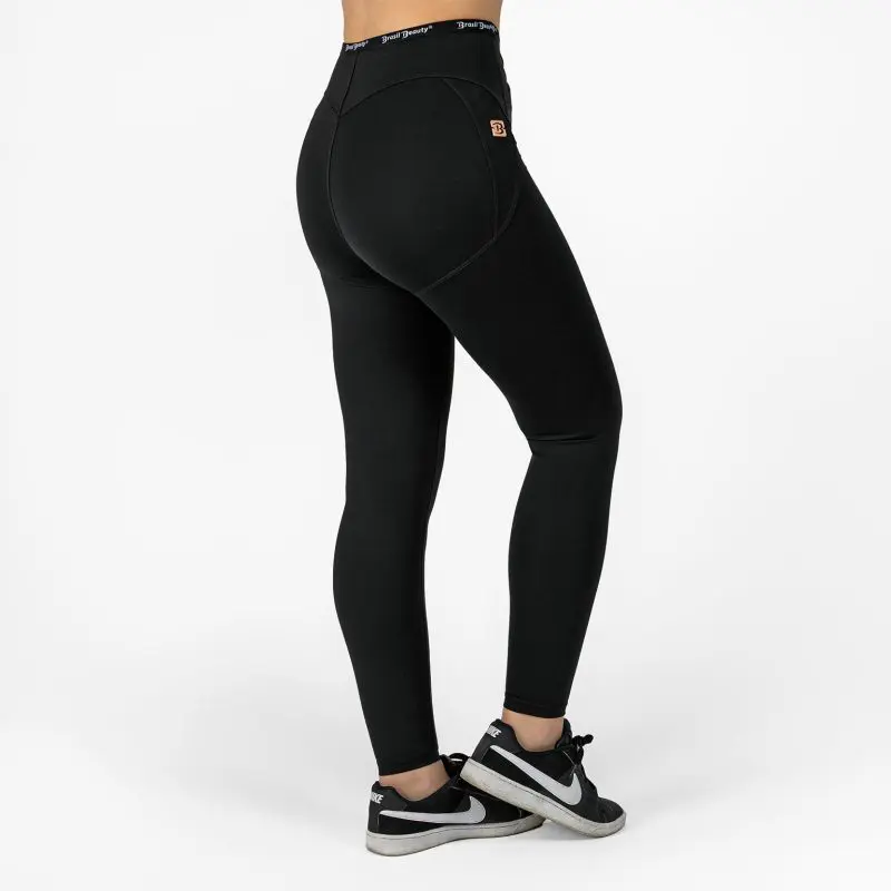BRASIL BEAUTY Lily Cross-Waist Heart Leggings
