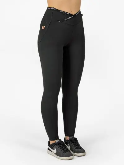 BRASIL BEAUTY Lily Cross-Waist Heart Leggings