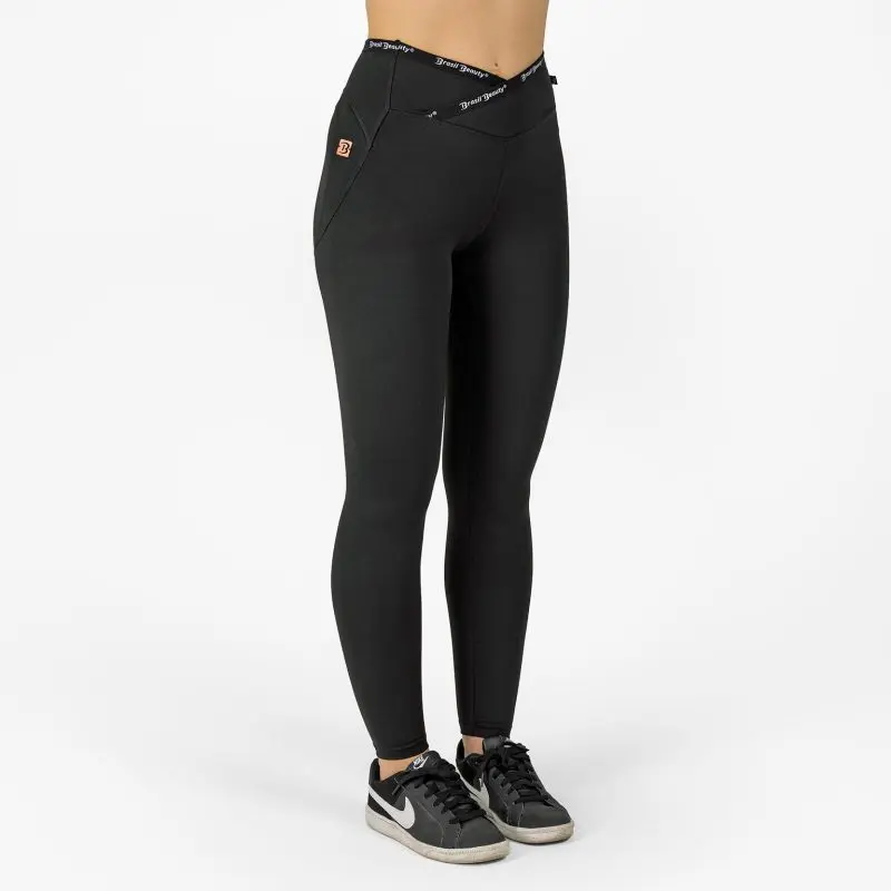 BRASIL BEAUTY Lily Cross-Waist Heart Leggings