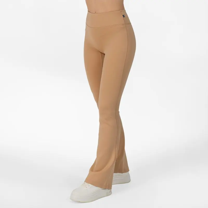 BRASIL BEAUTY Zara Flare Leggings – Sand Beige