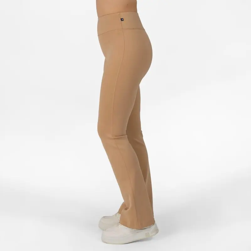 BRASIL BEAUTY Zara Flare Leggings – Sand Beige