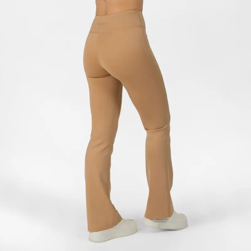 BRASIL BEAUTY Zara Flare Leggings – Sand Beige